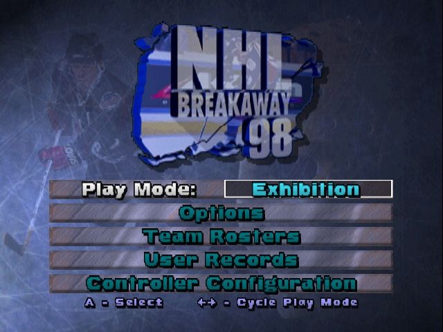 NHL Breakaway 98 screenshot 4 for Playstation